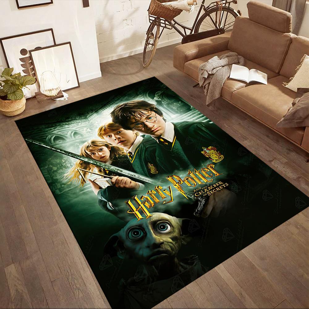 Harry Potter Adventure Square rugs are a great choice for living rooms, bedrooms, home décor, and as gifts.