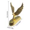 3D Car Hood Sticker Adhesive Metal Realistic Car Hood Decal 3D Eagle For Sedan RV Commuting Travel Family Outings Holiday Season