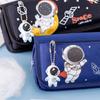 Four/Double layers Pen Bag Large Capacity Pen Box Cartoon Stationery Organizer  School Office