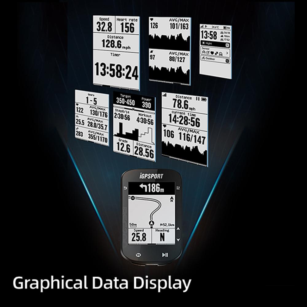 Измеритель скорости велосипеда на 8 языках, водонепроницаемый велосипедный маршрут, навигация по милю, многофункциональный