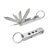 EGGEIL Set 11 In 1 Keychain Stainless Steel Bottle Opener with Outdoor Knife Durable 2-Piece Multi-Tool, Knife, Tool, Stretchable,