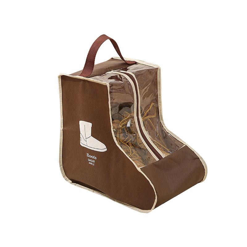 1Pc Dustproof Pocket Short Boots Household Shoes Storage Bag Moistureproof Container Transparent