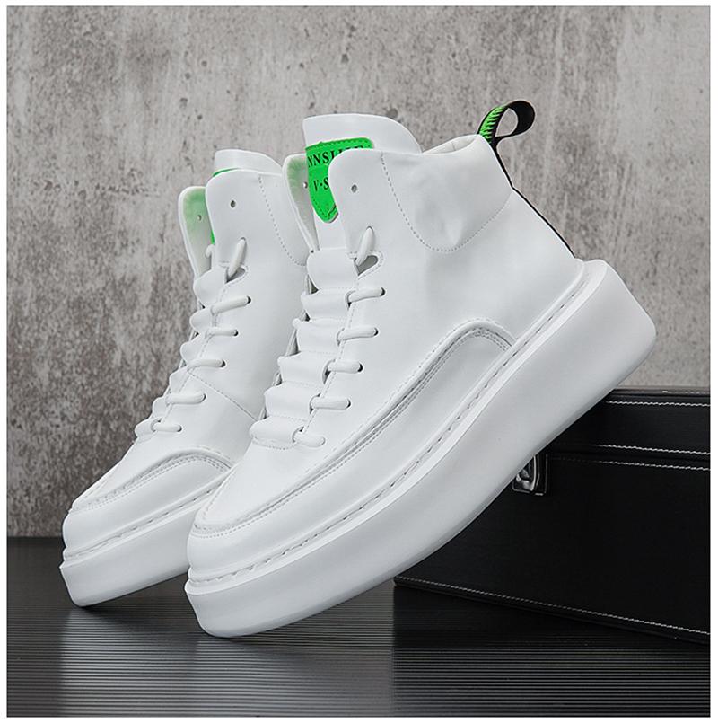 New Men Casual Sneakers Platform Ankle Boots High-top Thick Bottom Sneakers Male Outdoor Basketball Shoes Sport Trainers