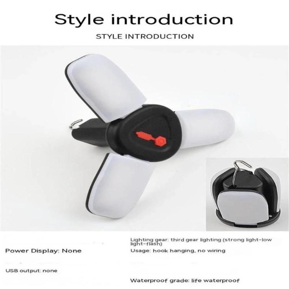 Мощный солнечный светодиодный фонарь для кемпинга, перезаряжаемый, 4500 мАч, 1000 лм, аварийный аккумулятор, складной, 6 режимов освещения для кемпинга, рыбалки