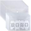 Clear Stamp And Die Storage Bag Resealable Plastic Storage Pocket Large Envelop