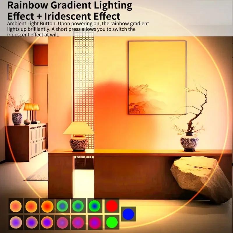 1/2/4 шт. Перезаряжаемые от USB RGB светодиодные ночники с датчиком движения, настенный светильник с регулируемой яркостью, окружающий свет для помещений, спальни, крыльца, ступени