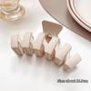 1pcs Korean Coffee Large Hair Claws Acrylic Hairpins Barrette Crab Hair Clips Headwear for Women Girls Braiders Hair Accessories