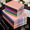 1pc A5/A6 Cute Notebook With Rainbow Border 200page Lined Papers For Student Record Drawing Excerpt School Office Supplies