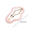 Cute Geometric Clouds Bb Clips Metal Hollow Cloud Hair Clip Korean Style Y2k Hollow Metal Hairpin Photograph