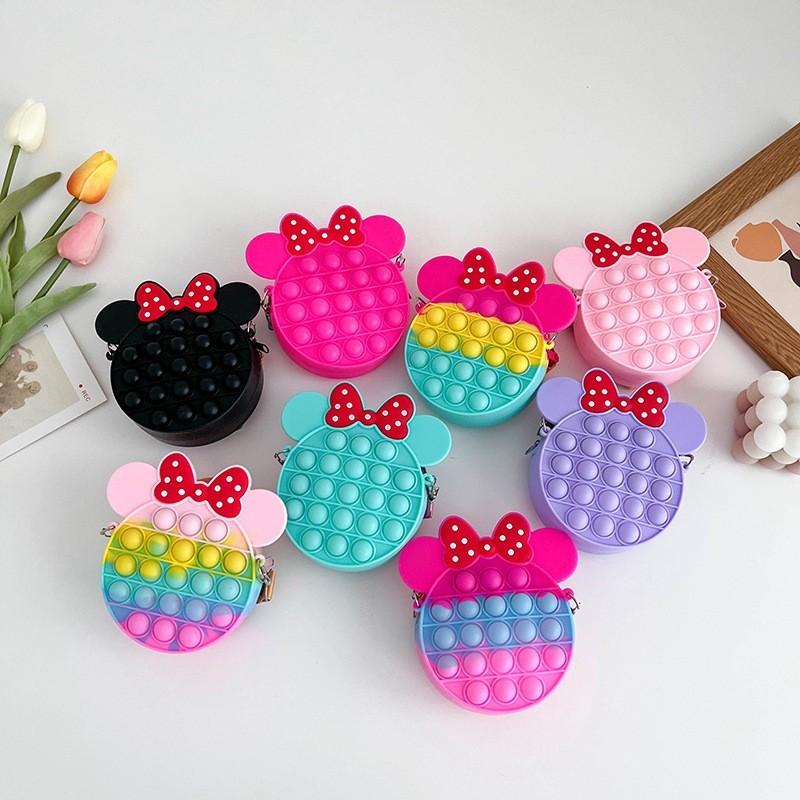 Cute Mini Silicone Sling Bag For Kids With Breathable Waterproof Features