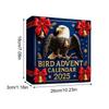 Птица Рождественский Адвент-календарь 24 дня 2D Акриловая подвеска Обратный отсчет Украшение рождественской елки для праздничного домашнего застолья Подарки
