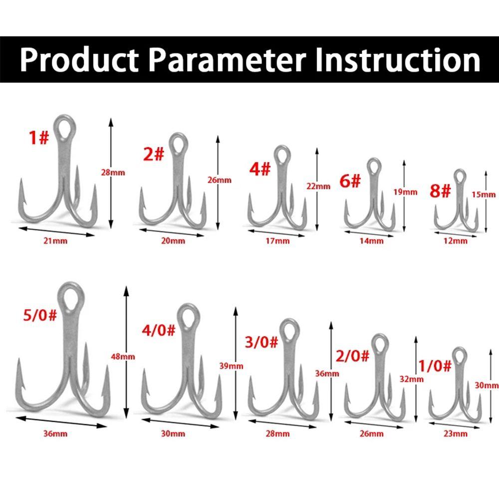 4# 6# 8# 1/0 2/0 3/0 4/0 5/0 Загиб Тройные рыболовные крючки для ловли окуня Рыболовные аксессуары VMC Рыболовный тройник Снасть
