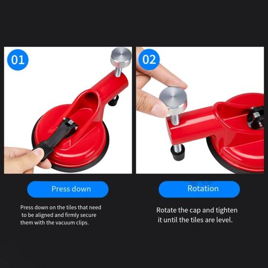 Регулируемый высотный фиксатор Профессиональный инструмент для выравнивания швов столешницы Гранит Мрамор Кварцевые плиты Каменные столешницы Натяжитель Выравниватель Сверхмощная присоска