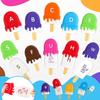 Ice Cream Alphabet Matching Toy Kids Uppercase Lowercase Letters Learning Toy Toddlers Boys Girls Educational Color ABC Sorting Activity Game