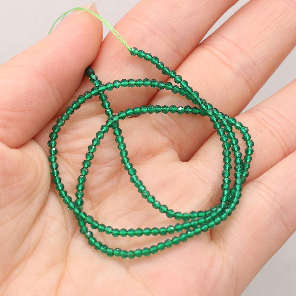 3-ниточные бусины из шпинели из натурального камня 2 мм, маленькие свободные бусины-разделители для изготовления ювелирных изделий, ожерелья, браслета, браслета, серег, аксессуаров, бисера 38 см