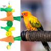 Useful Hook Design Wear-resistant Parrot Chewing Toy Corn Shape Bird Parrot Hanging Chew Toy Pet Supplies