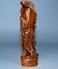 Chinese Boxwood Wooden Exquisite Figure Statue Carvings Sculpture Home Decor Art