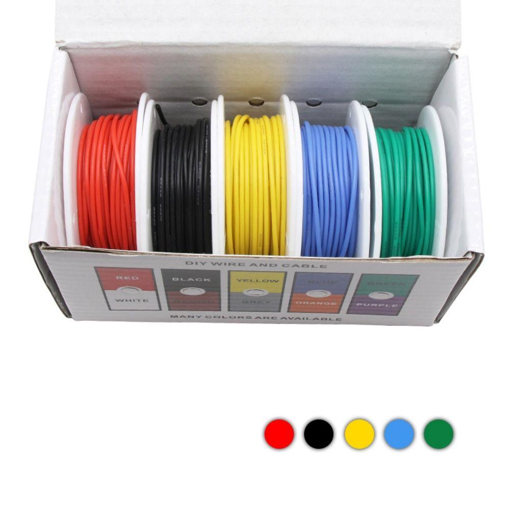 Professional 24/22/20/18AWG Heat Resistant Flexible Silicone Wire Stranded Cable Electrical Tinned