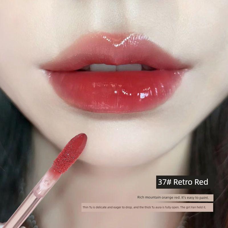 Novo Water Light Mirror Lip Lacquer Moisturizing Longlasting Lip Gloss Pure Desire Fake Plain Makeup Nude Lipstick Female Glass Lip