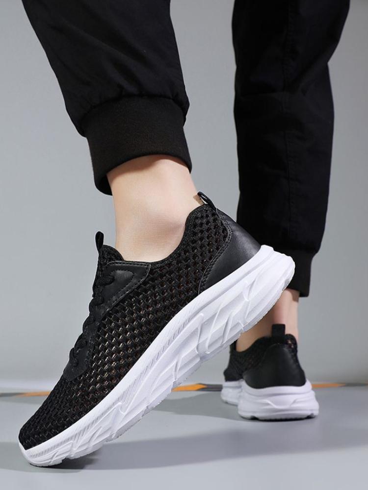 Низкие кроссовки для бега с быстрой сушкой, мужские, повседневные, легкие, для спортзала, атлетические, простые, корейские, удобные, спортивная обувь для мужчин