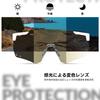 ROCKBROS Photochromic Sports Sunglasses for Road Bikes and UV400 Ultra High Impact with Storage Suitable for and Men and Women Sunglasses,