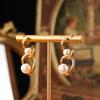 Women's Light Luxury Design Elegant Vintage Imitation Pearl Earrings Fashionable And Versatile Niche Design Earrings