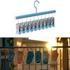 Indoor Laundry Dry Balcony Clothes Organizer Baby Socks Clips Underwear Hanger for Hats