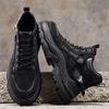 Новые модные осенние и зимние мужские высокие ботинки martin для студентов, трендовые рабочие туфли на мягкой подошве для мальчиков, кроссовки Martin с защитой труда
