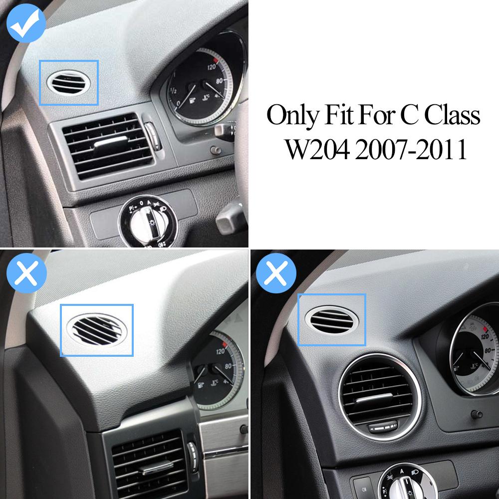 Автомобильный левый и правый приборная панель кондиционера AC вентиляционная решетка накладка для Mercedes Benz C Class W204 C180 C200 C220 C230