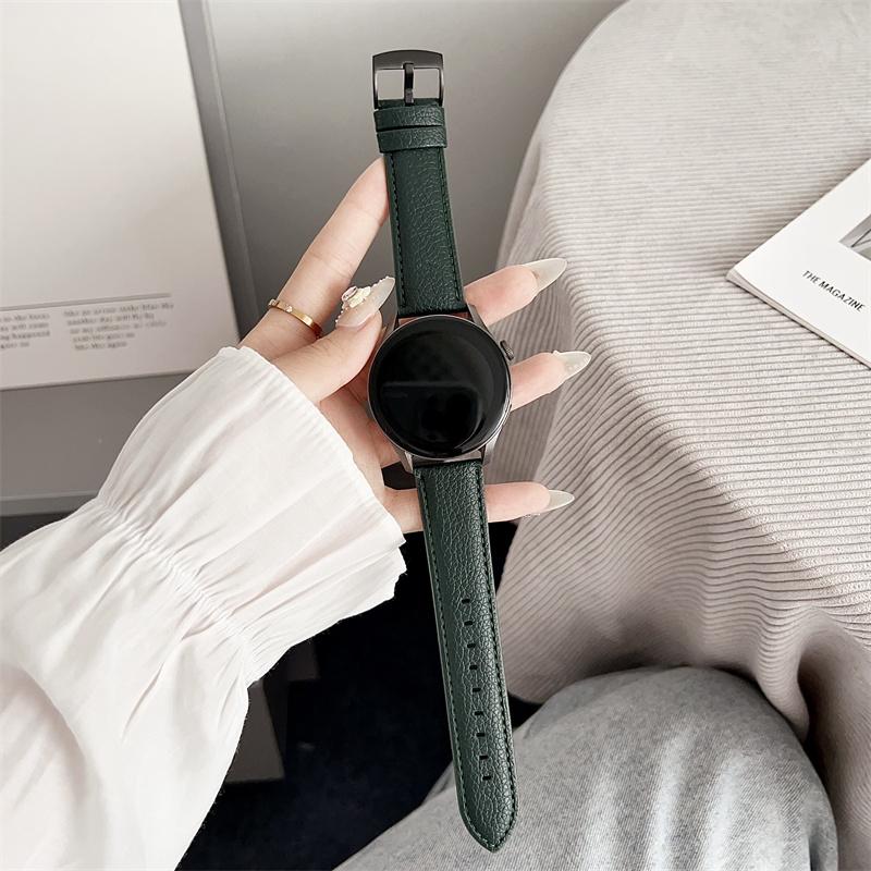 20 мм 22 мм кожаные ремешки для часов Huawei Watch 4/3/GT3/2 Pro Amazfit GTR 4/GTS 4 47 мм 42 мм Samsung Galaxy Watch 3 4/5/6 ремешок для часов