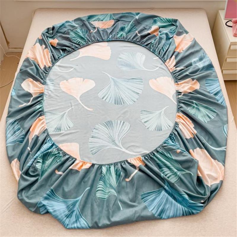 Покрывало Bonenjoy, простой стиль, простыня на наматраснике с принтом, матовая простыня, мягкое постельное белье с подсветкой(Нет наволочки)