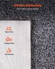 Indoor Plush Area Rugs, 2.74 x 3.66 m Plush Carpet, Area Rugs Furry with Long Plushs Pile, Thick & Durable High-Pile Rug for High-Traffic Areas,