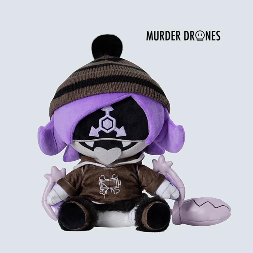 Murder Drones Official Cyn Uzi Plush Toy Glitch Authentic Anime Peripheral Stuffed Pendant Collectible Doll For Anime Game Fans