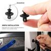 10-30pcs Auto Car Bumper Door Panel Fender Liner Nylon Clips Retainer Fasteners Clips For Honda Nissan Mitsubishi 8mm Hole