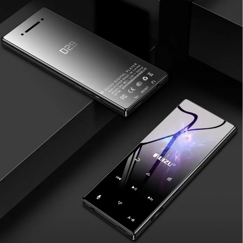 D29 Bluetooth MP3-плеер Портативный аудио 8 ГБ Hi-Fi Плеер для музыки без потерь Встроенный динамик FM-радио Электронная книга Часы