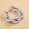 SHIXIN CCB Material Large Chunky Chain Bracelet for Women Hip Hop Big Thick Link Hand Chains Jewelry Trendy Egirl Bracelets 2026