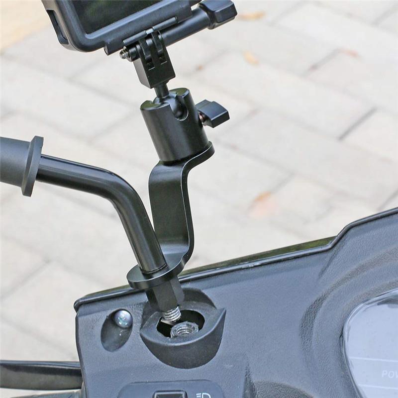 Кронштейн для мотоцикла Крепление Поддержка зеркала заднего вида Ride для Gopro 13 12 11 10 9 8 7 DJI OSMO Action 5 Pro 4 Insta360 X5 X4 GO 3S