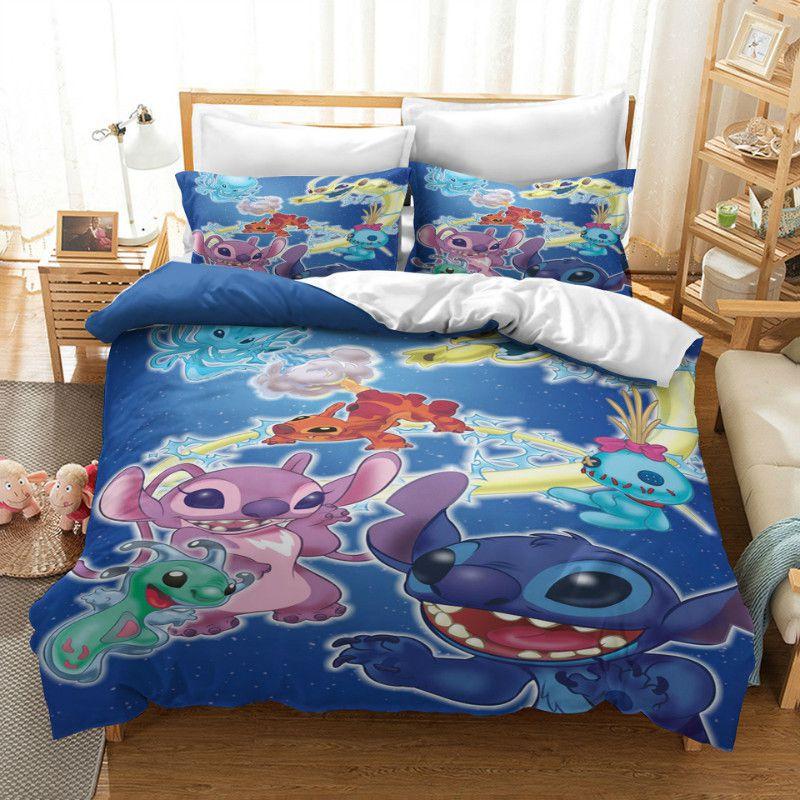 Cozy Lilo Stitch Bedding Set With Stylish Duvet Cover And Pillowcase Design