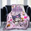 1pc Kuromi's Sweet Adventure Blanket, Soft Warm Throw Blankets, Living Room, Travel, Camping, Car Blankets, Beach, Office Naps, Suitable for All Seaso
