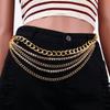 Chain Metal Charm Multilayer Belly Belt Women Waist Chain Fashion Jewelry Body Necklace