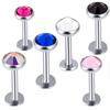 Hot Selling Flat Head Ear, Lip & Eyebrow Studs - Sizes 6, 8, 10mm