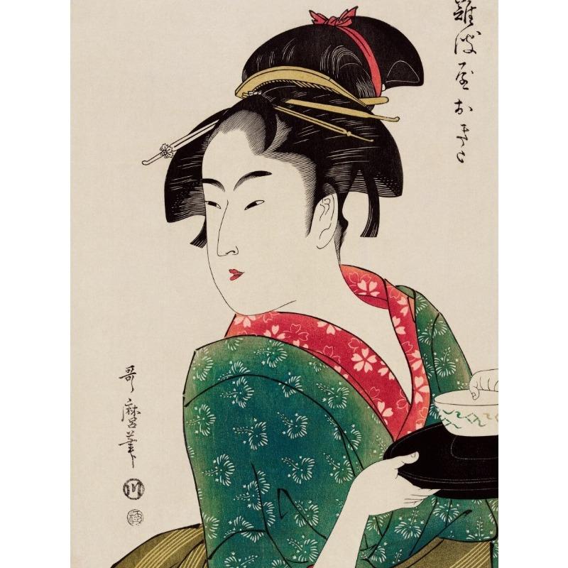 Japanese Geisha Illustration Poster Print Sexy Women Ukiyo E Canvas Painting Antique Asian Wall Art Living Room Home Decor Gifts