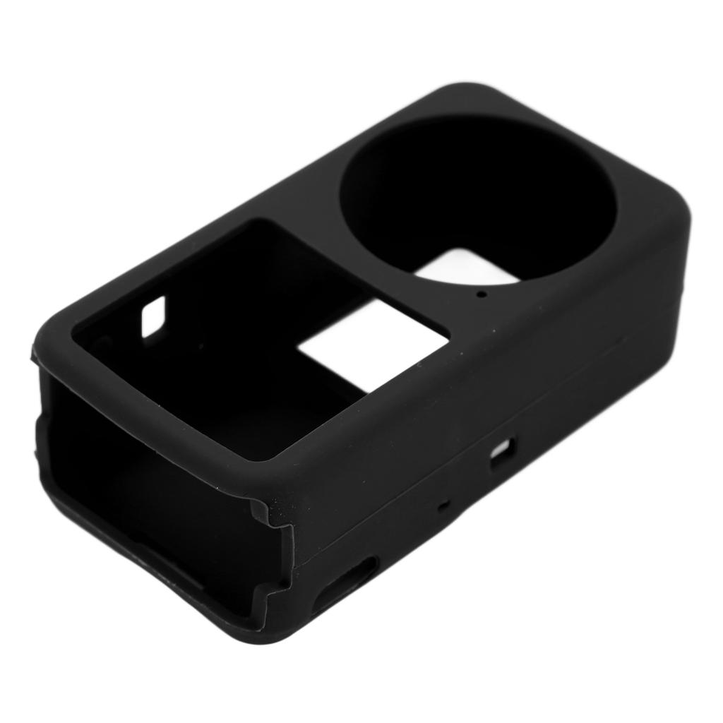 Camera Protective Cover Housing for DJI Action 2 Soft Silicone Sports Camera Frame CaseBlack