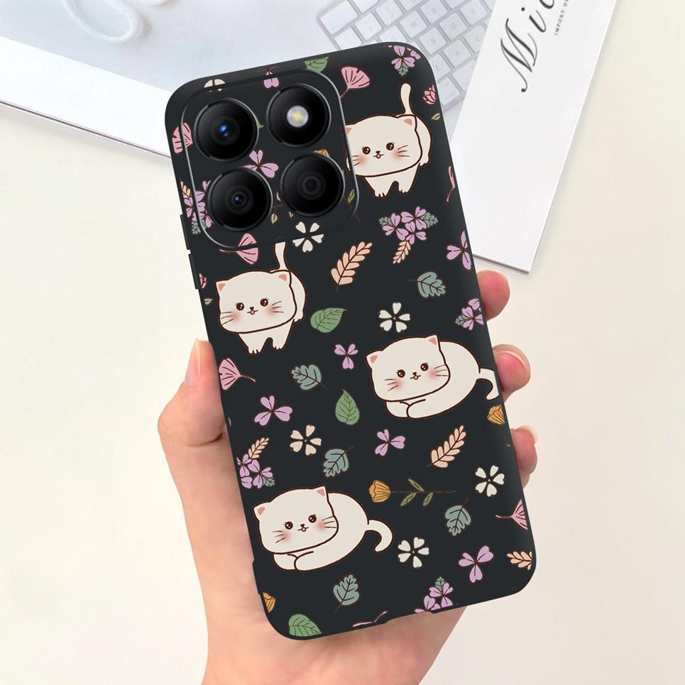 Women Fashion Girly Phone Case For Huawei Honor X9b Honor X8b Coque Funda Flower Pattern Soft Silicone Funda HonorX9b 5G Coques