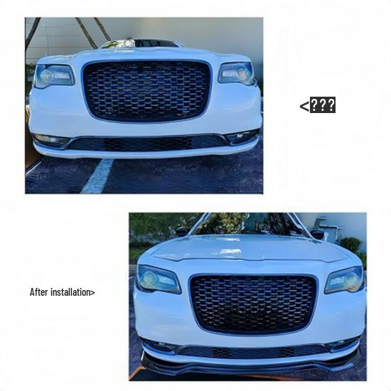 3-компонентный передний сплиттер губы для Chrysler 300S/SRT8 2012-2014 гг.