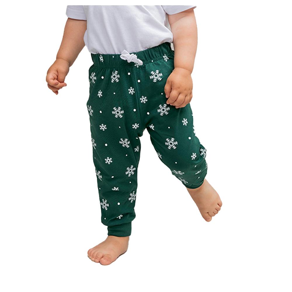 Larkwood Baby Snowflake Jogging Bottoms
