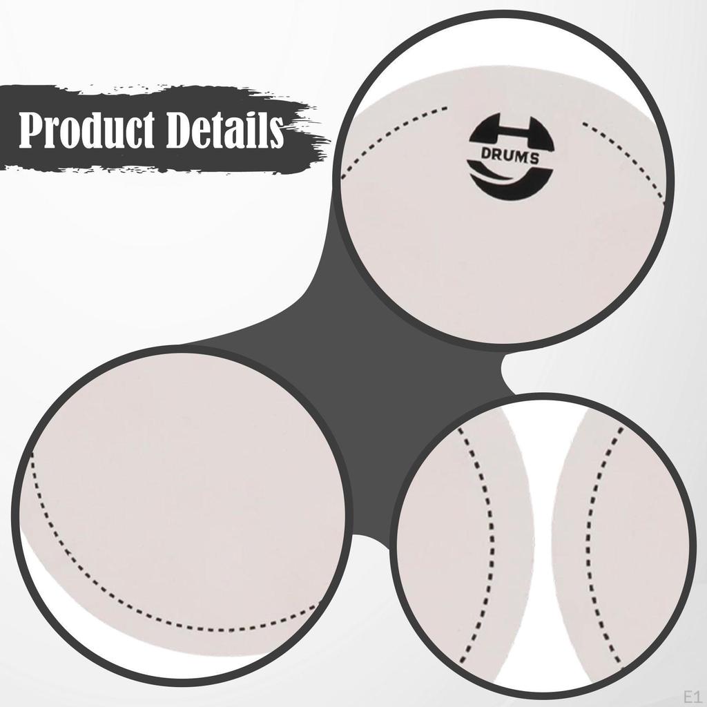 2 x Барабанная одинарная педаль Самоклеящаяся Профессиональная Диаметр 2,6 дюйма Аксессуары для бас-бочек Барабанная пластина