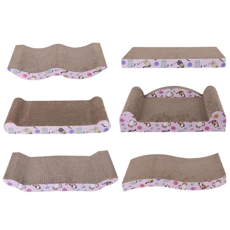 Когтеточка для кошек, шлифовальная машина для когтей из гофрированной бумаги, износостойкая, устойчивая к царапинам, когтеточка для кошек, игрушка для домашних животных