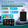 Проводной в Беспроводной Адаптер CarPlay & Android Auto - Plug and Play