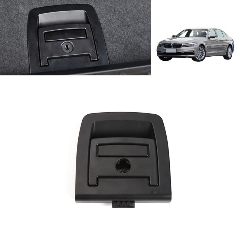 Для E70 E71 X5 X6 2006-2013 Внутренний Коврик Заднего Багажника Накладка Хвоста Ручка Автоаксессуары 2 Цвета Замочная Скважина